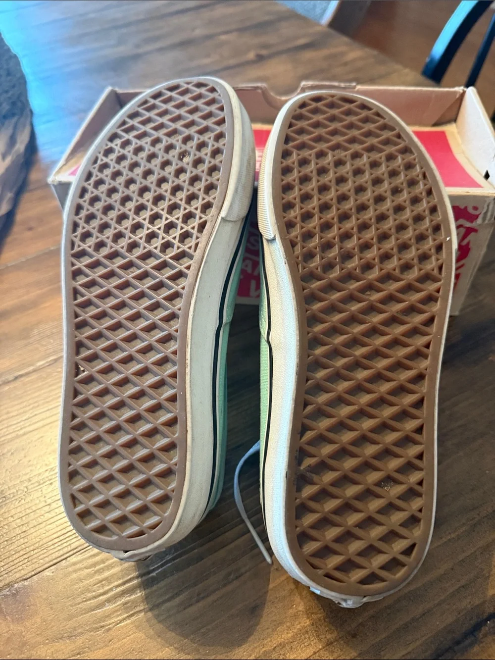 Vans Mint Canvas Low-Top Sneakers